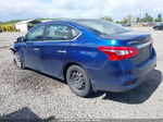 2019 Nissan Sentra S Blue vin: 3N1AB7APXKY317637