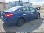 2019 Nissan Sentra S Blue vin: 3N1AB7APXKY317637