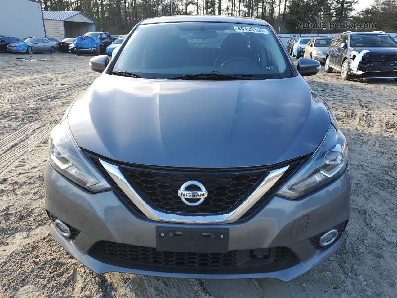 2019 Nissan Sentra S Gray vin: 3N1AB7APXKY321221