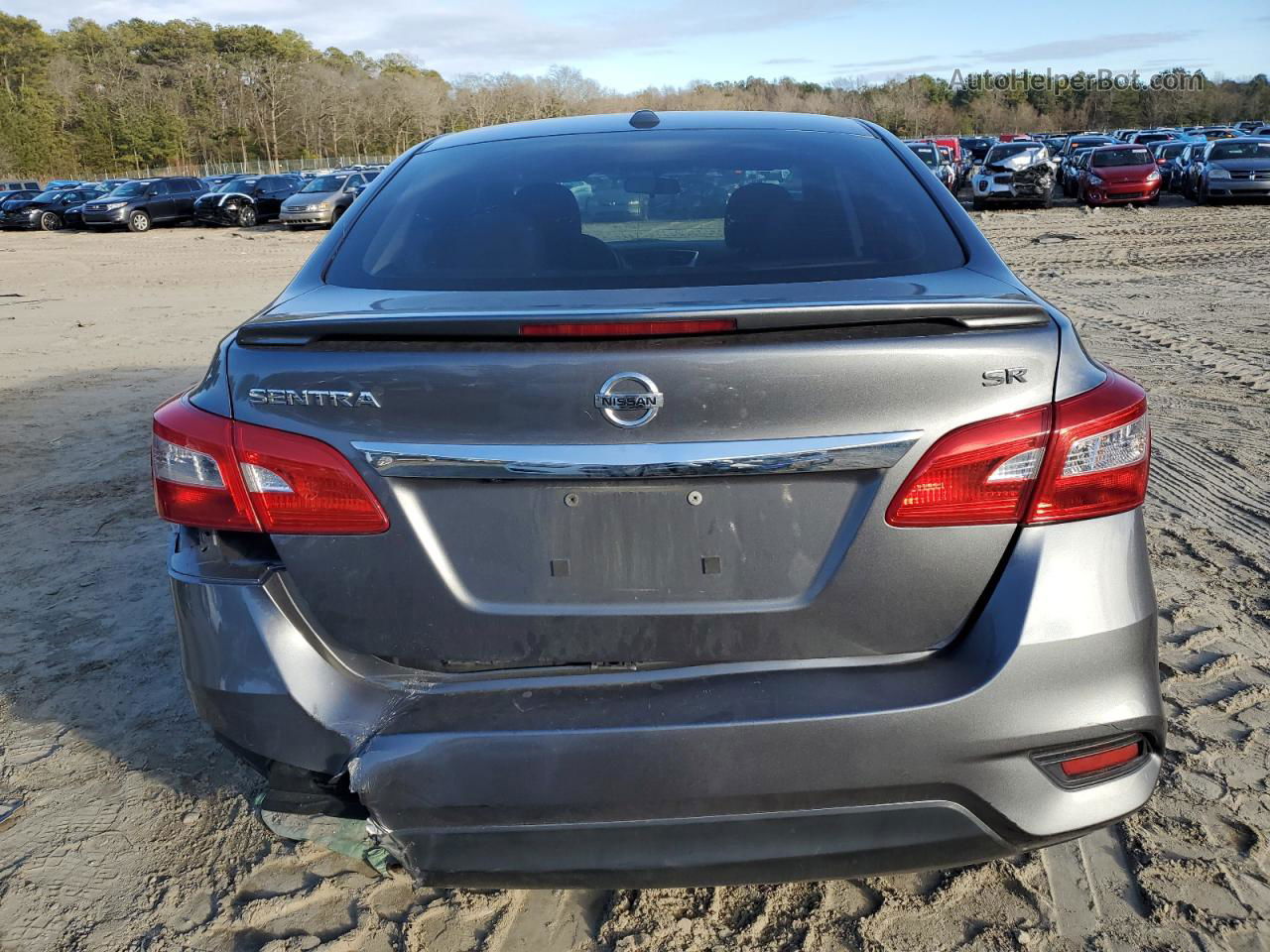 2019 Nissan Sentra S Gray vin: 3N1AB7APXKY321221