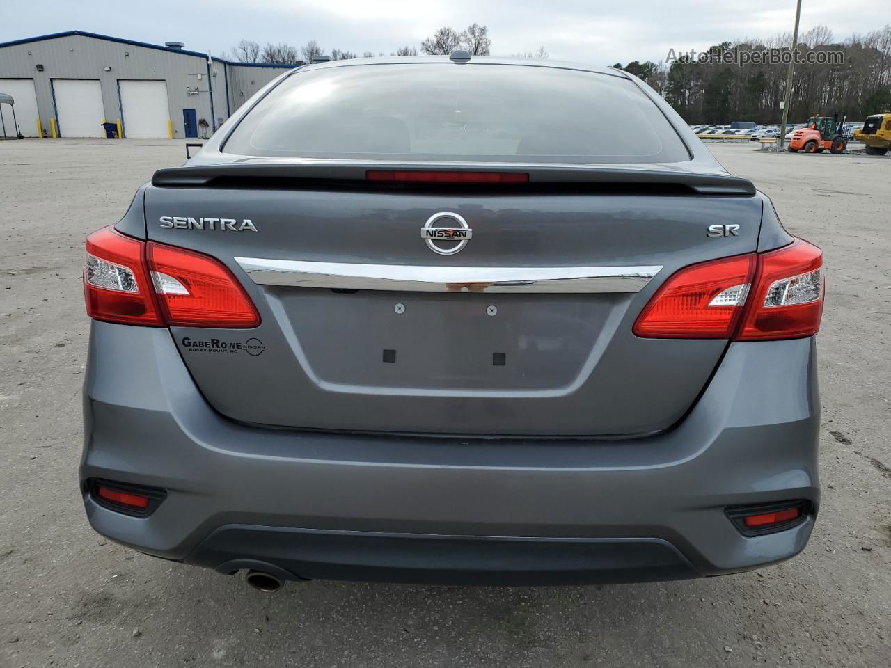 2019 Nissan Sentra S Серый vin: 3N1AB7APXKY345549