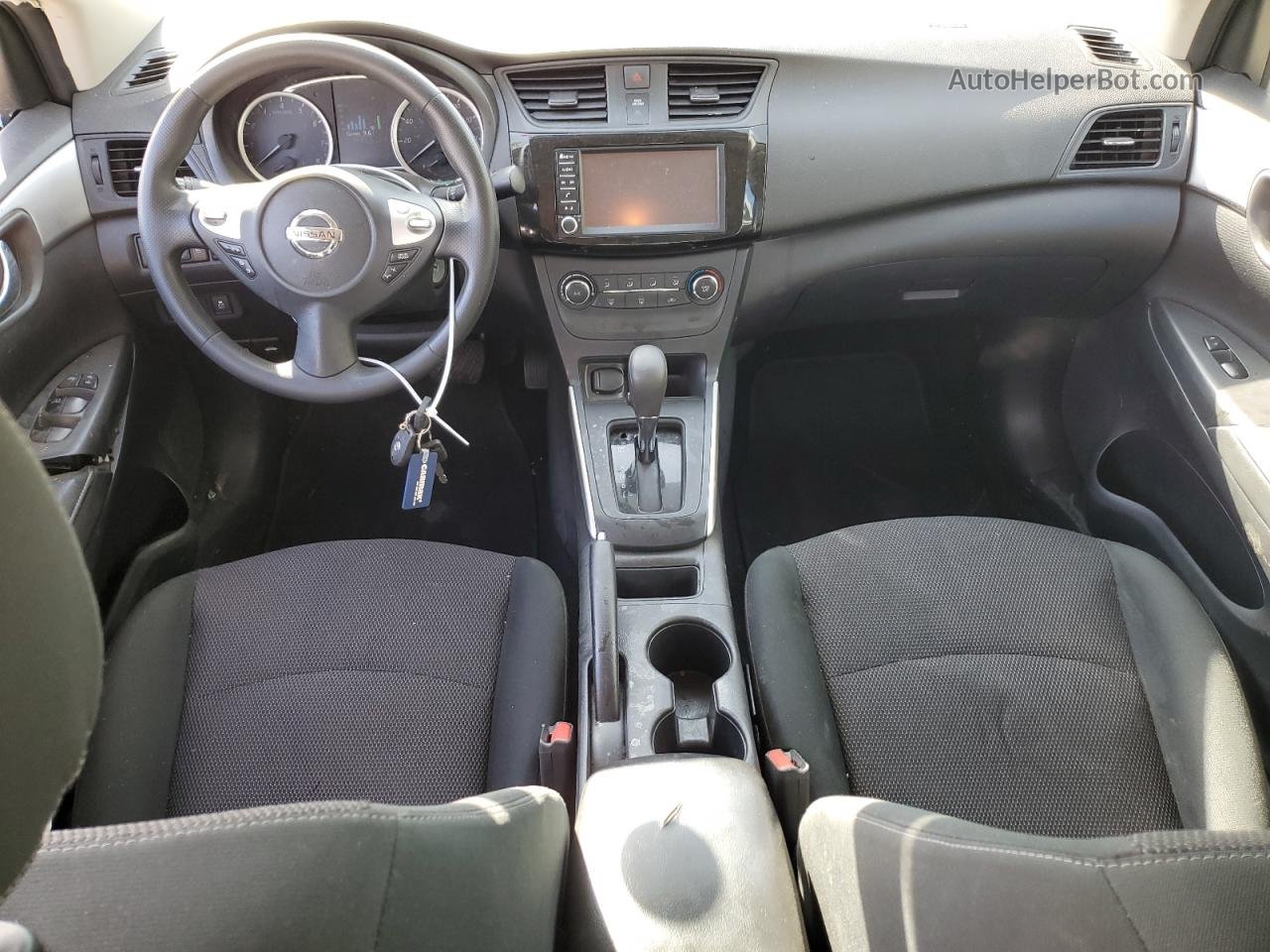 2019 Nissan Sentra S Серый vin: 3N1AB7APXKY360701