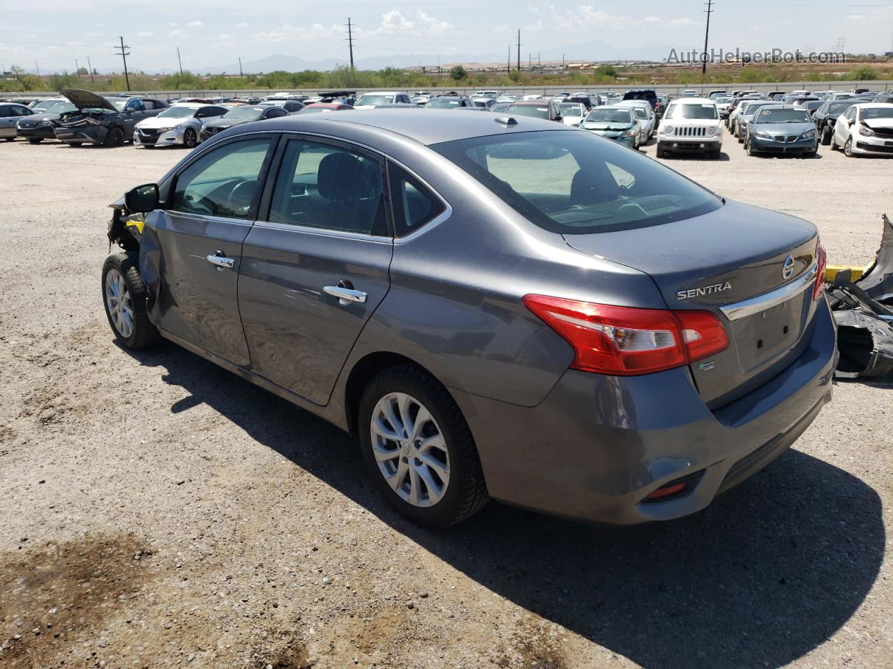 2019 Nissan Sentra S Угольный vin: 3N1AB7APXKY362500