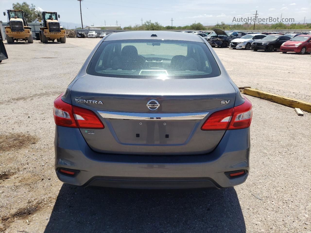 2019 Nissan Sentra S Угольный vin: 3N1AB7APXKY362500