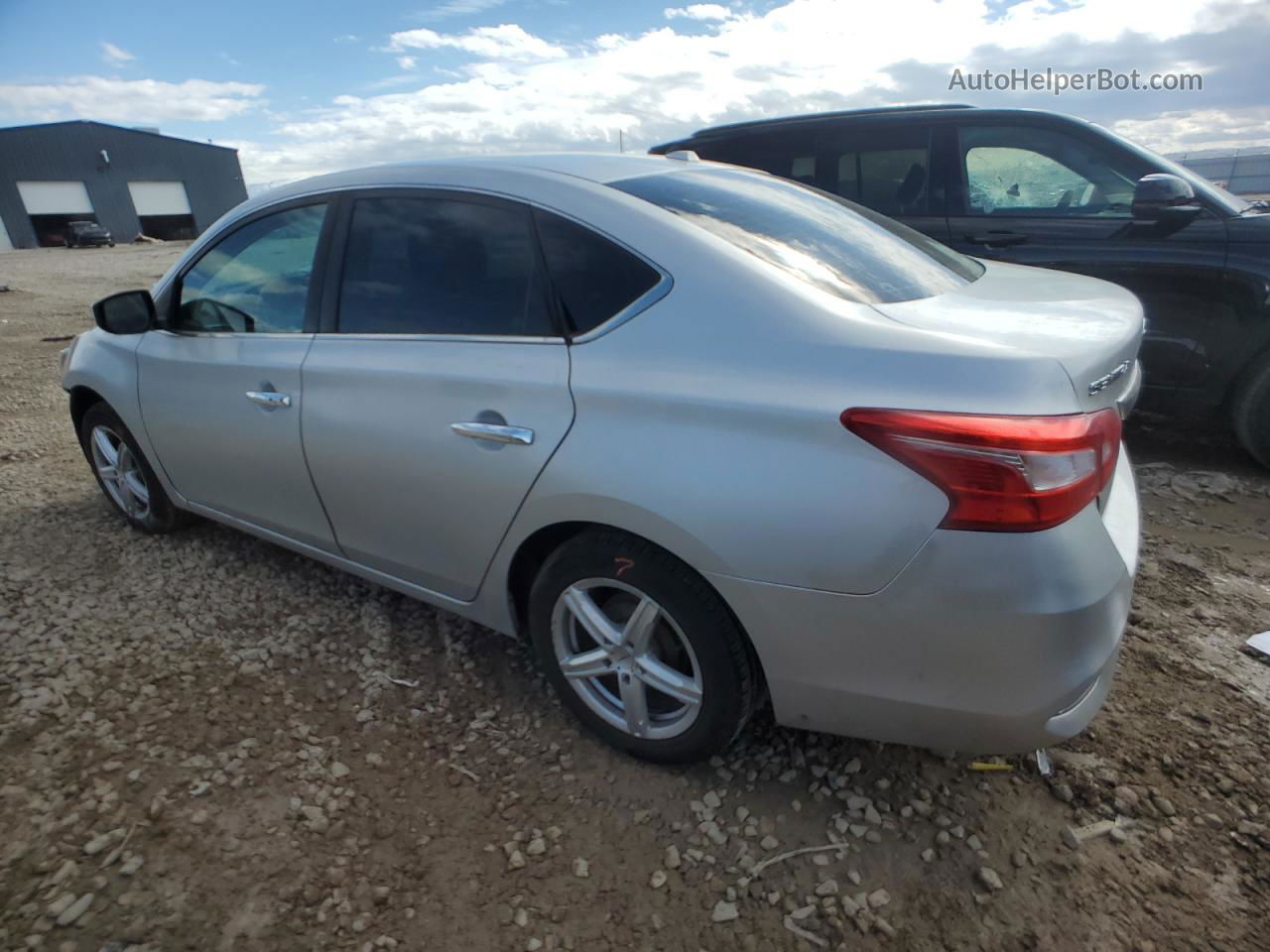 2019 Nissan Sentra S Silver vin: 3N1AB7APXKY372718