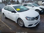 2019 Nissan Sentra Sv White vin: 3N1AB7APXKY386781