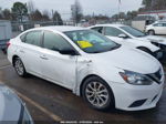 2019 Nissan Sentra Sv White vin: 3N1AB7APXKY386781