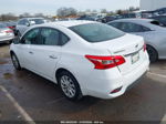 2019 Nissan Sentra Sv White vin: 3N1AB7APXKY386781