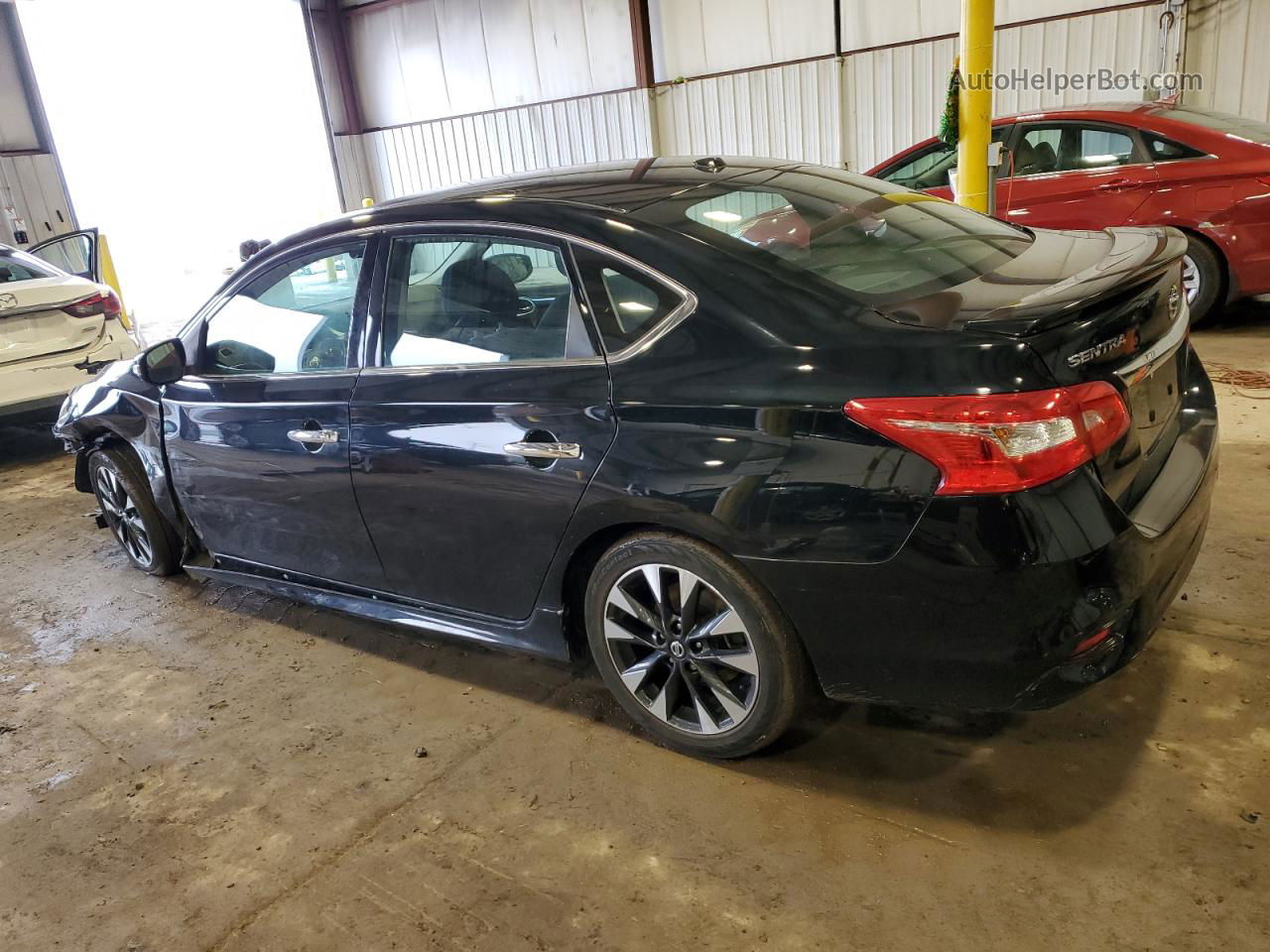 2019 Nissan Sentra S Black vin: 3N1AB7APXKY400968