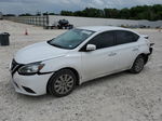 2019 Nissan Sentra S White vin: 3N1AB7APXKY442234