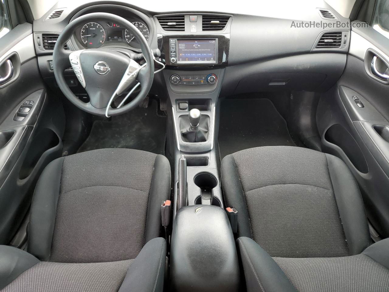 2019 Nissan Sentra S Белый vin: 3N1AB7APXKY442234