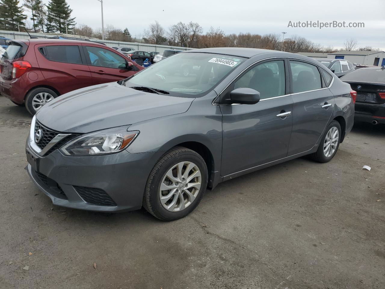 2019 Nissan Sentra S Charcoal vin: 3N1AB7APXKY443772