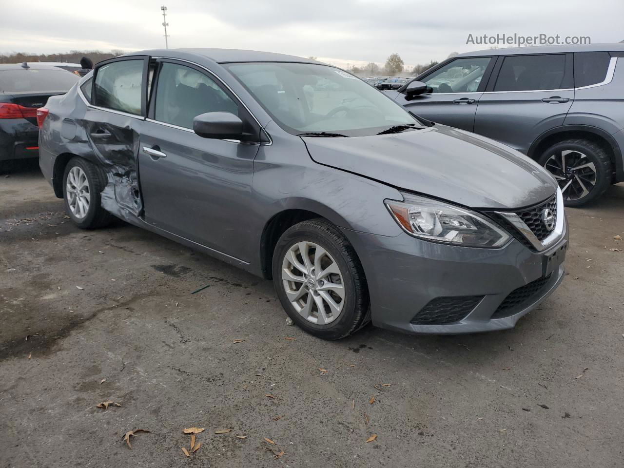 2019 Nissan Sentra S Charcoal vin: 3N1AB7APXKY443772