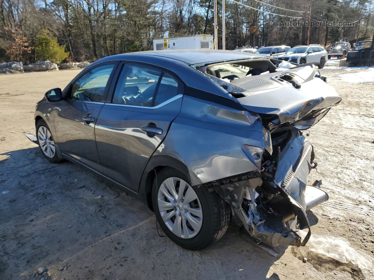 2020 Nissan Sentra S Gray vin: 3N1AB8BV7LY227110