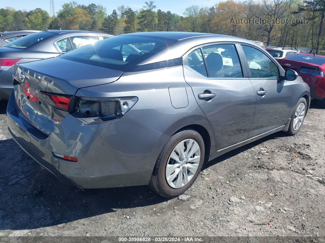 2020 Nissan Sentra S Xtronic Cvt Серый vin: 3N1AB8BV0LY223853