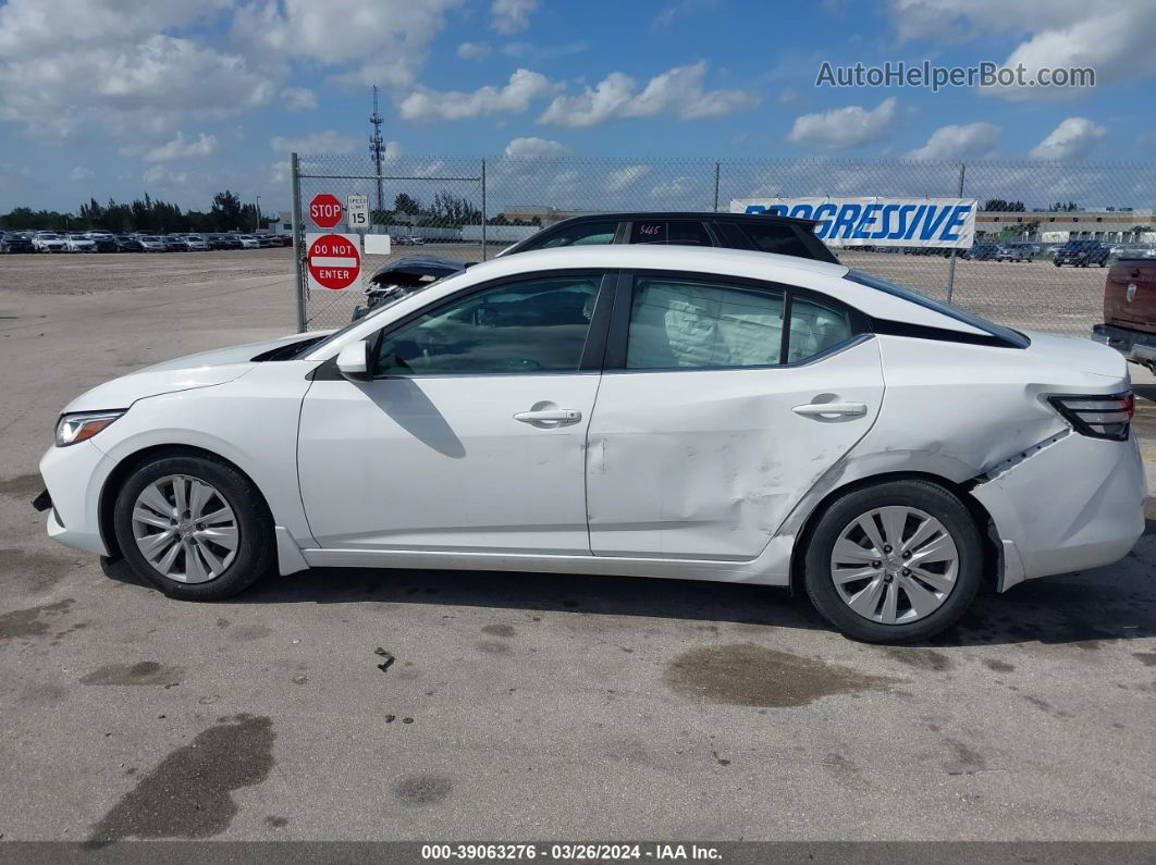 2020 Nissan Sentra S Xtronic Cvt White vin: 3N1AB8BV0LY295569