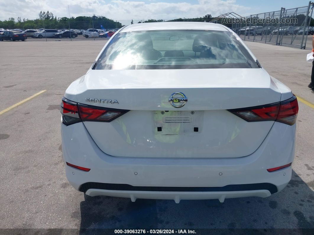 2020 Nissan Sentra S Xtronic Cvt White vin: 3N1AB8BV0LY295569