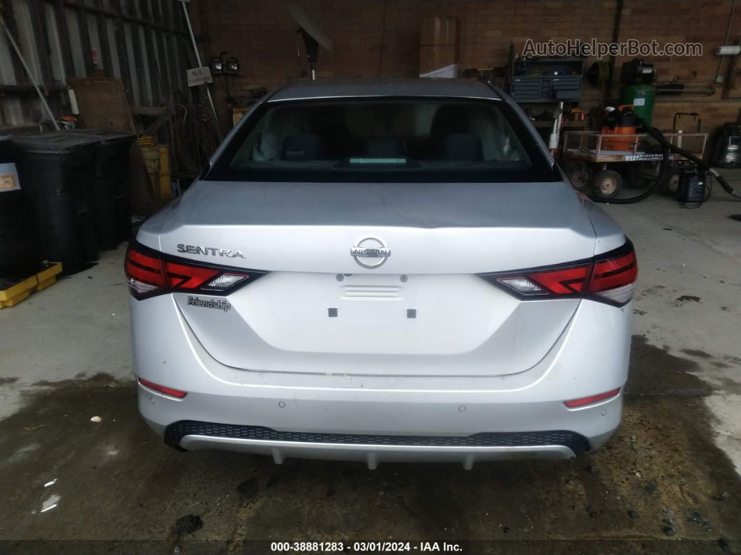 2020 Nissan Sentra S Xtronic Cvt Silver vin: 3N1AB8BV1LY222954