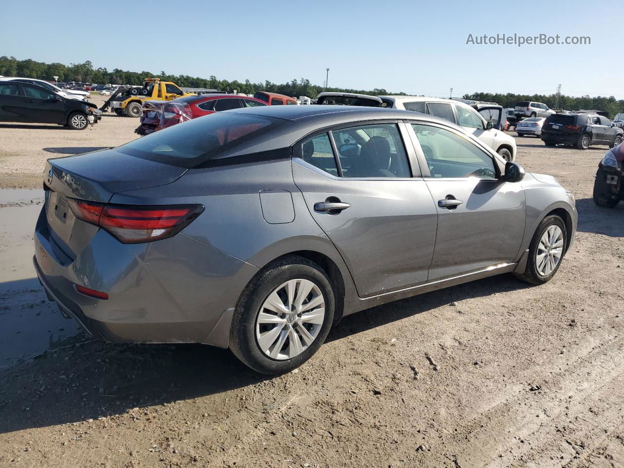 2020 Nissan Sentra S Gray vin: 3N1AB8BV1LY236899