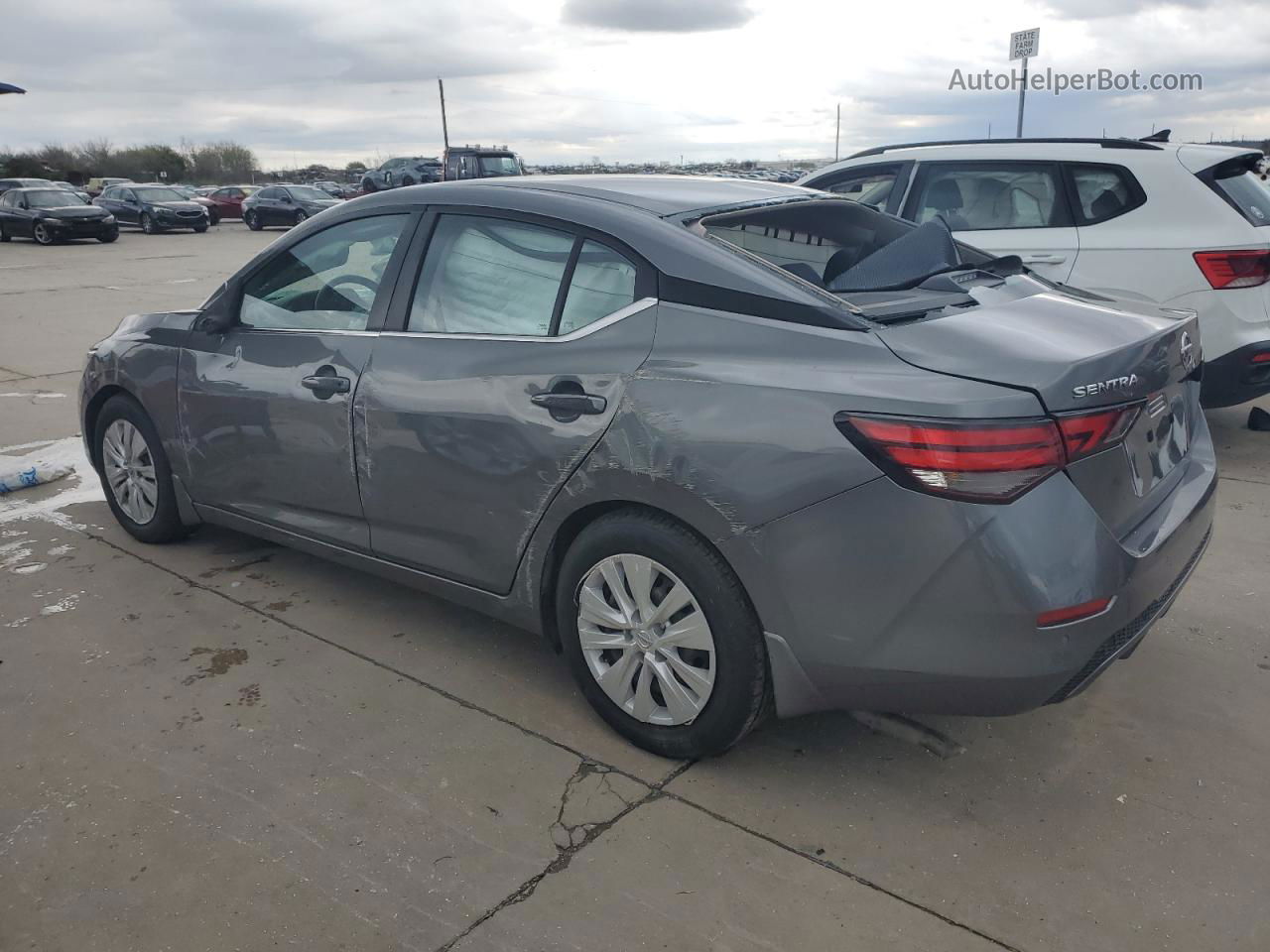 2021 Nissan Sentra S Gray vin: 3N1AB8BV1MY289135