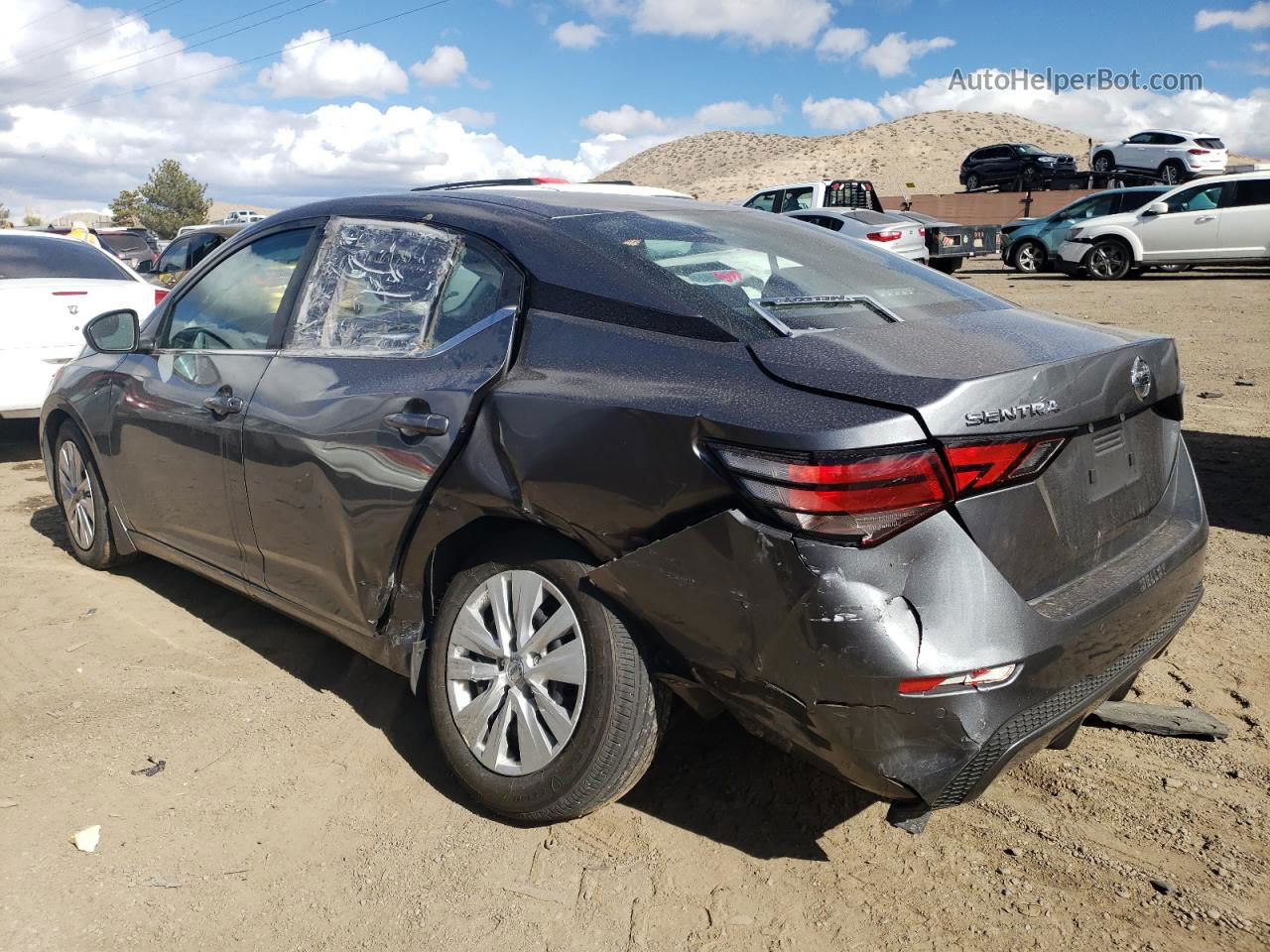 2023 Nissan Sentra S Угольный vin: 3N1AB8BV1PY285915