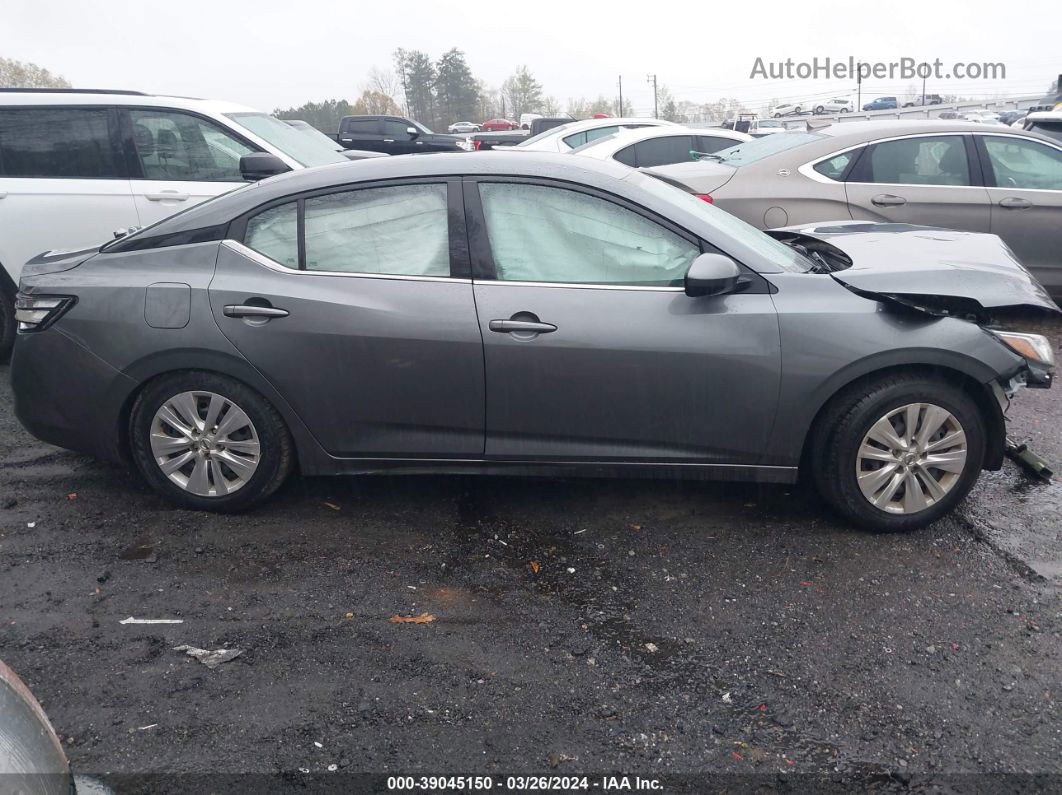 2020 Nissan Sentra S Xtronic Cvt Gray vin: 3N1AB8BV2LY258328