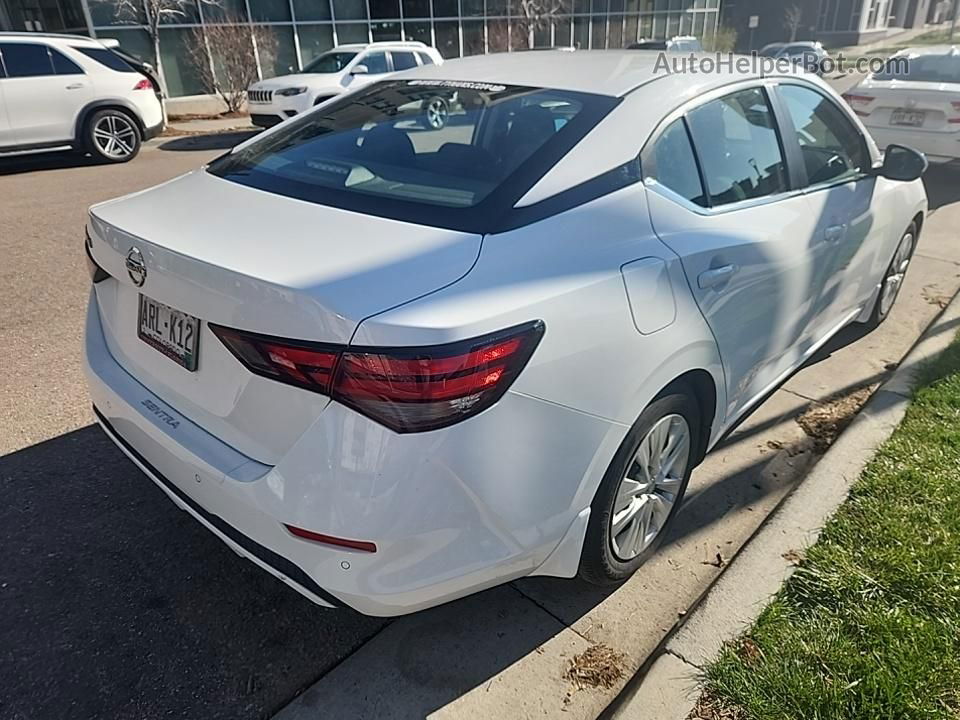 2021 Nissan Sentra S Белый vin: 3N1AB8BV2MY212967