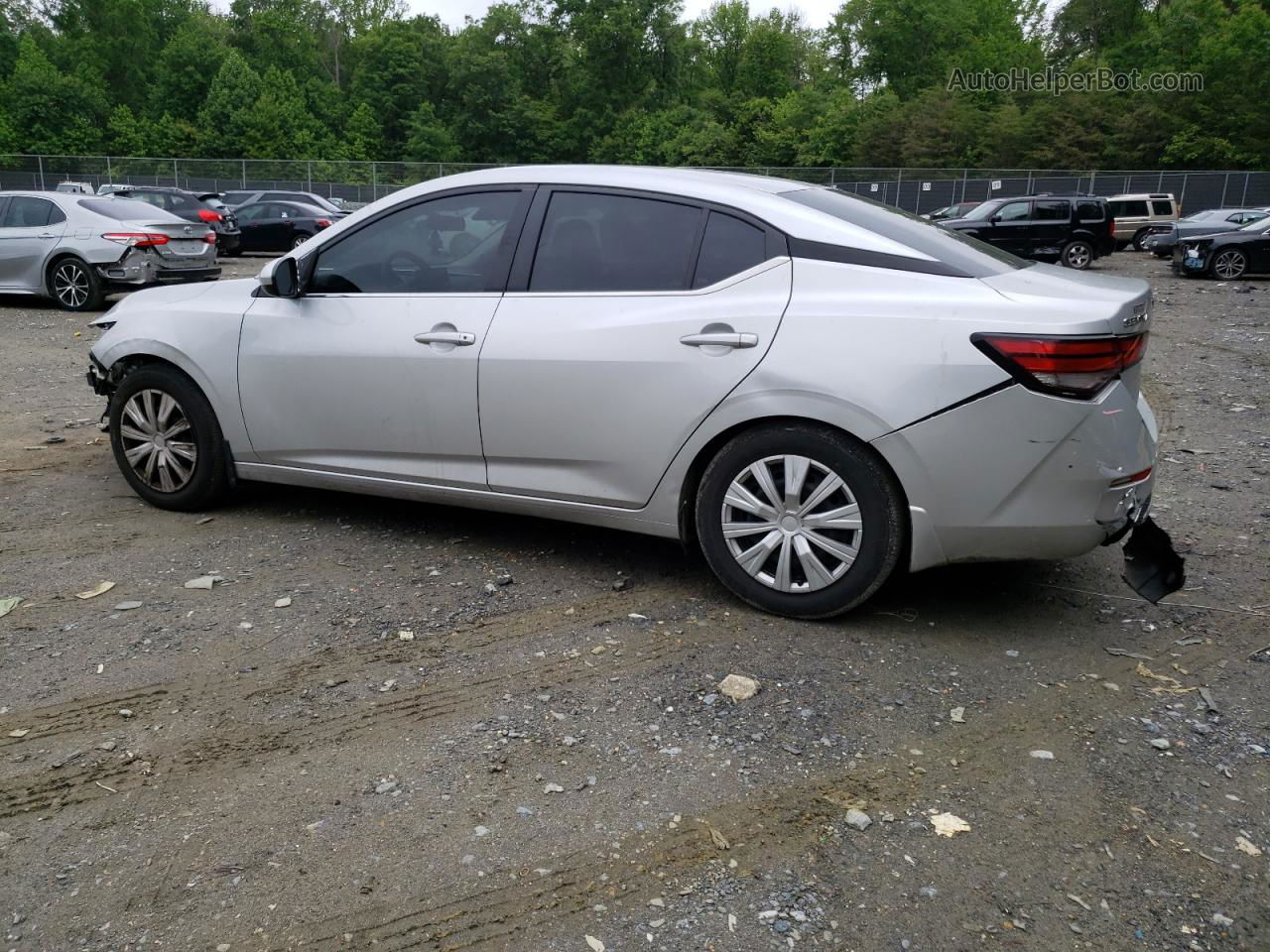 2021 Nissan Sentra S Silver vin: 3N1AB8BV2MY297583