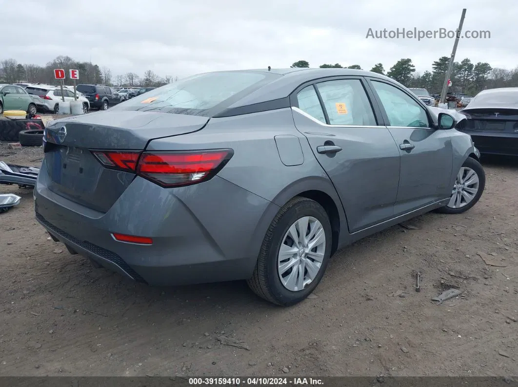 2023 Nissan Sentra S Xtronic Cvt Gray vin: 3N1AB8BV2PY240014