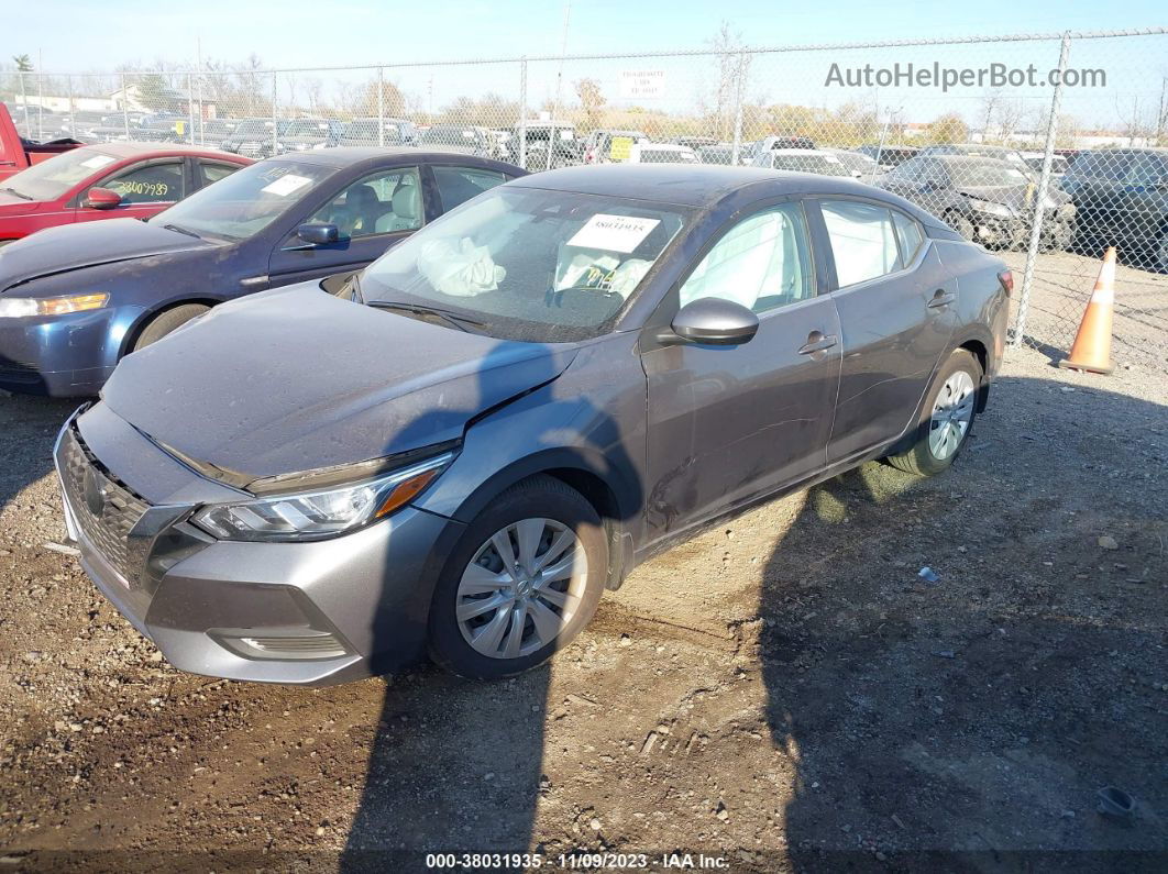 2023 Nissan Sentra S Xtronic Cvt Gray vin: 3N1AB8BV2PY277029