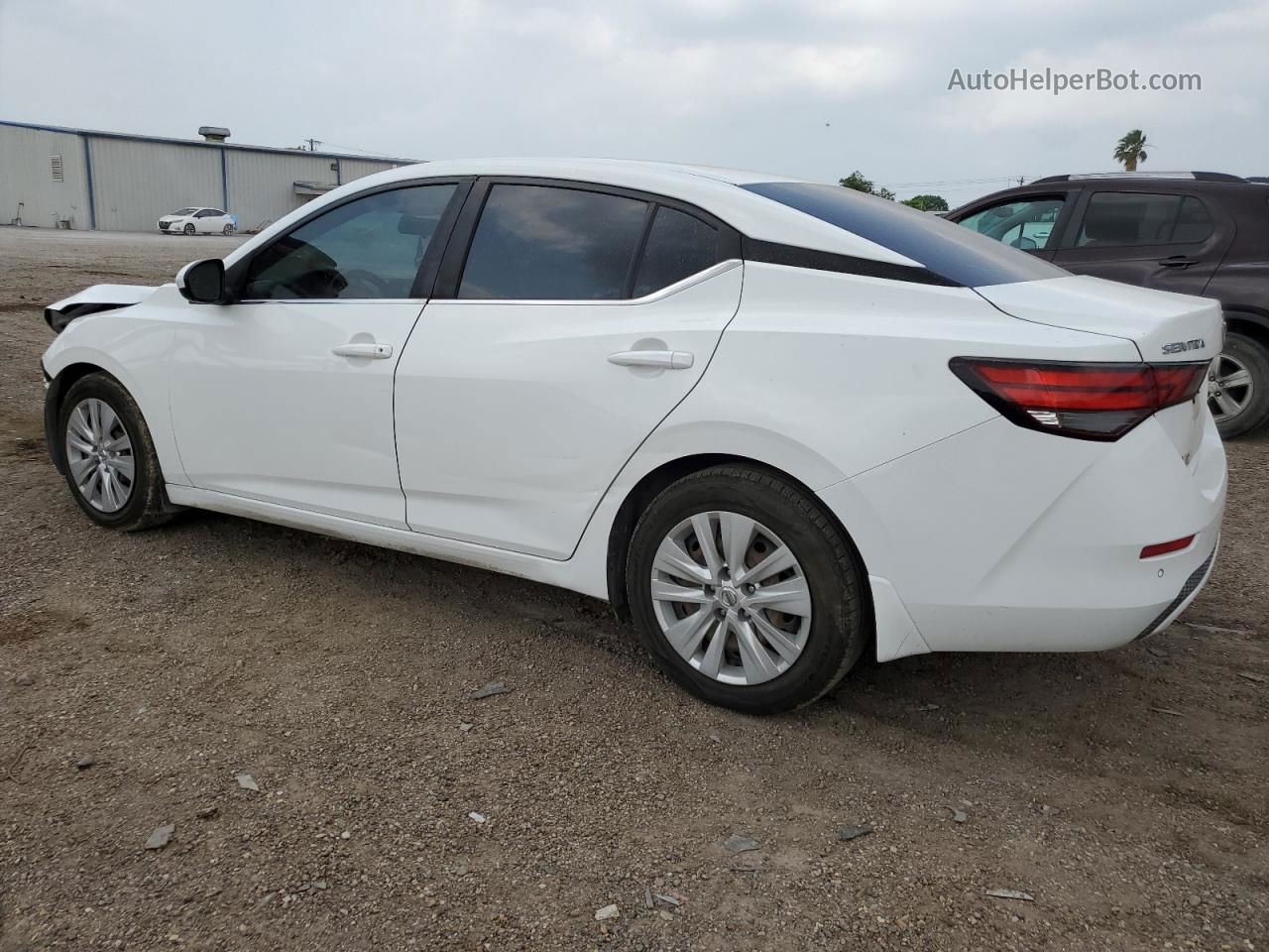 2020 Nissan Sentra S White vin: 3N1AB8BV3LY207758