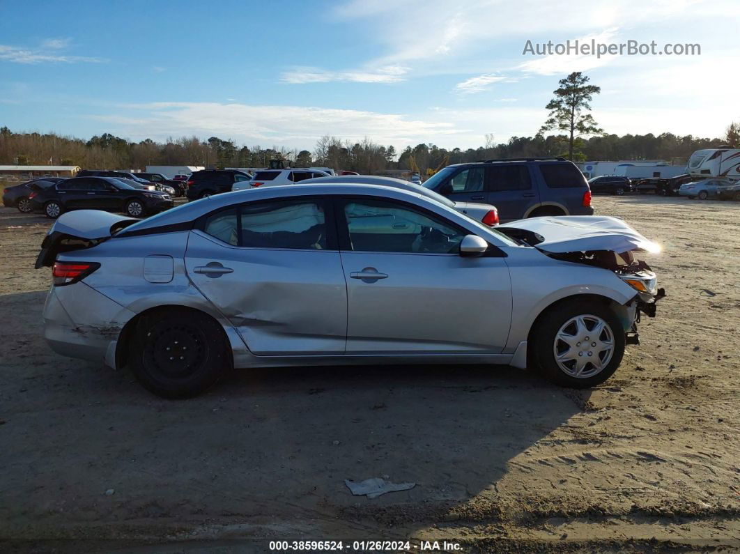 2020 Nissan Sentra S Xtronic Cvt Silver vin: 3N1AB8BV3LY252831