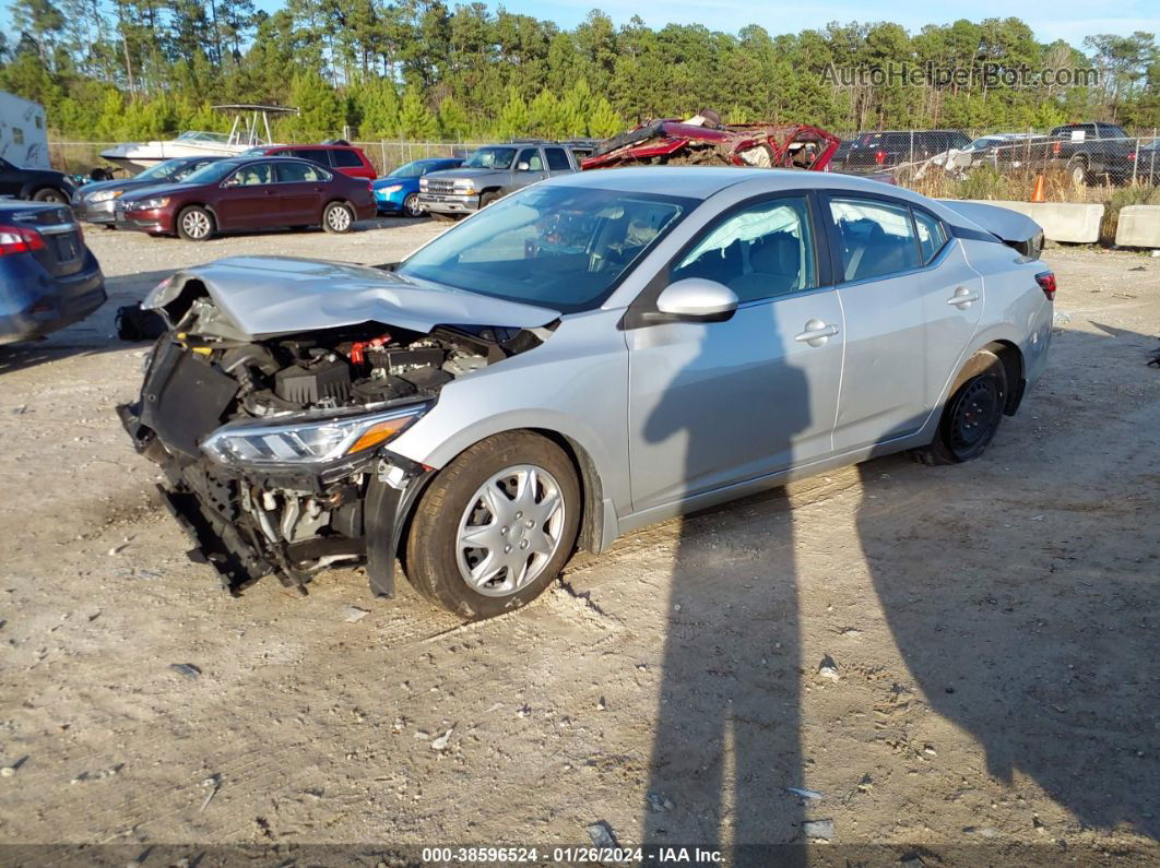 2020 Nissan Sentra S Xtronic Cvt Silver vin: 3N1AB8BV3LY252831