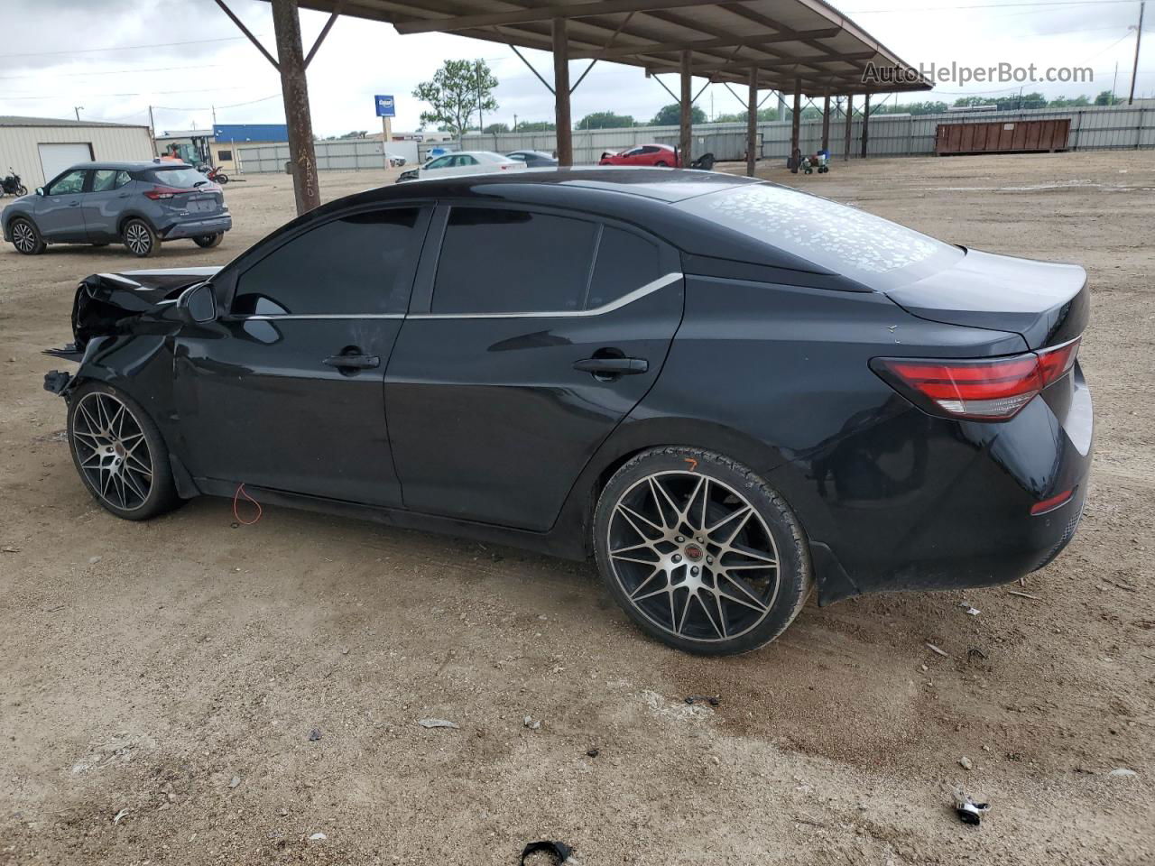 2020 Nissan Sentra S Black vin: 3N1AB8BV4LY229753