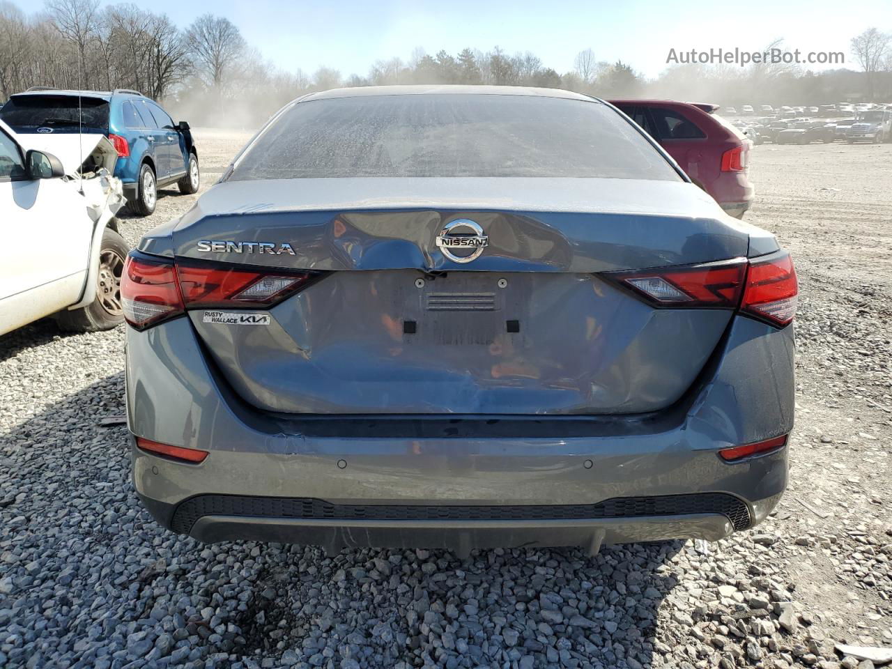 2020 Nissan Sentra S Gray vin: 3N1AB8BV4LY237173