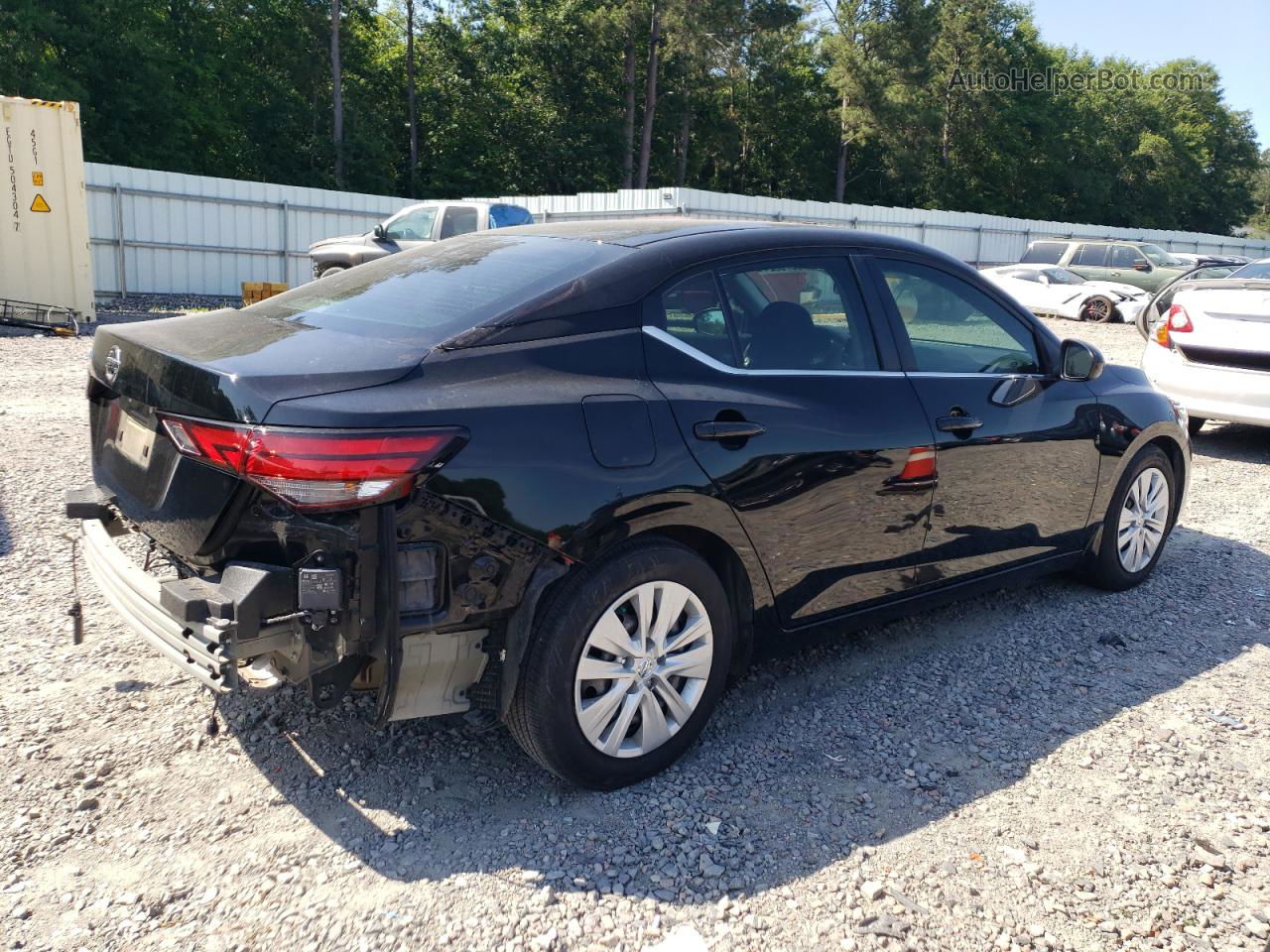 2020 Nissan Sentra S Black vin: 3N1AB8BV4LY240896