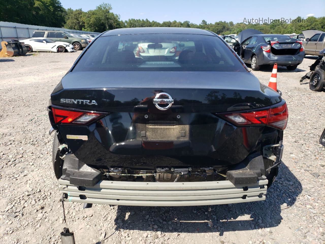 2020 Nissan Sentra S Black vin: 3N1AB8BV4LY240896