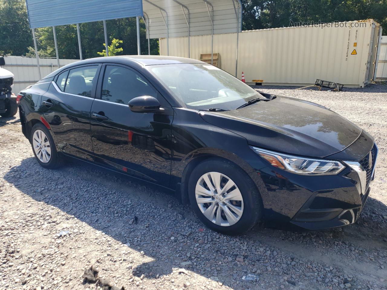 2020 Nissan Sentra S Black vin: 3N1AB8BV4LY240896