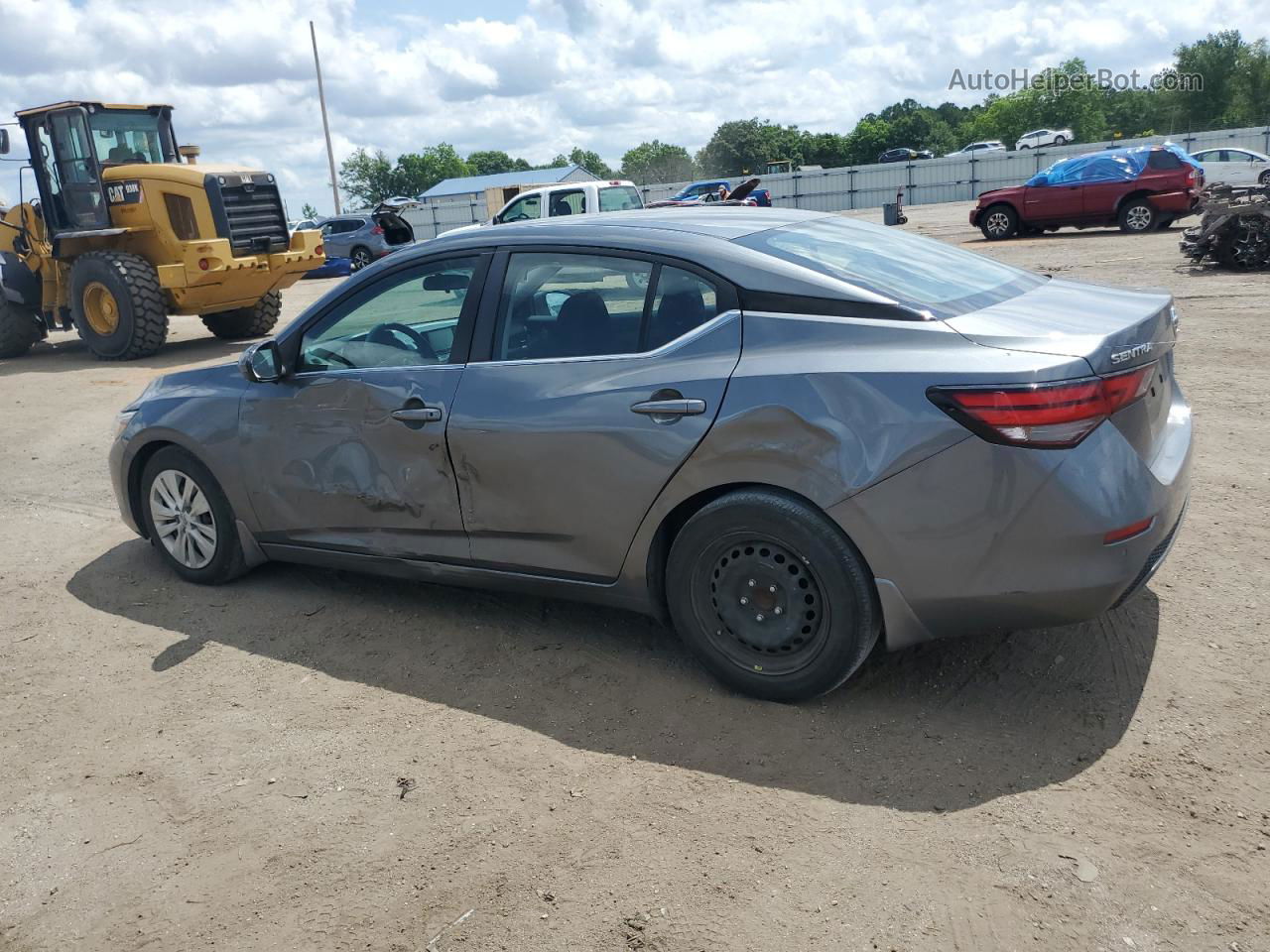 2020 Nissan Sentra S Gray vin: 3N1AB8BV4LY271646