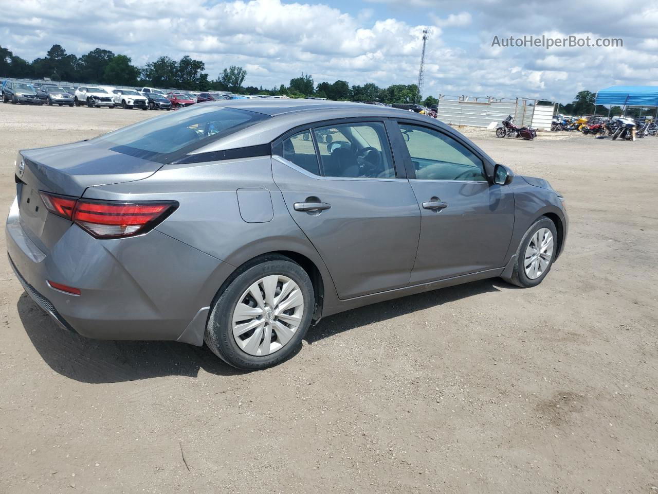 2020 Nissan Sentra S Gray vin: 3N1AB8BV4LY271646