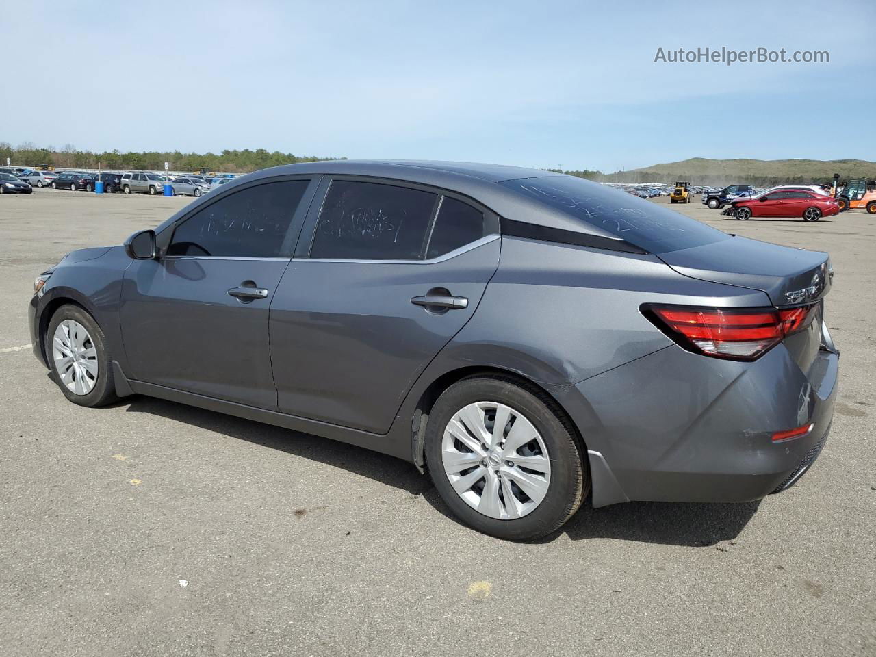 2020 Nissan Sentra S Gray vin: 3N1AB8BV4LY289161