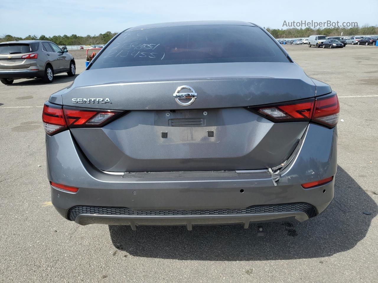 2020 Nissan Sentra S Gray vin: 3N1AB8BV4LY289161