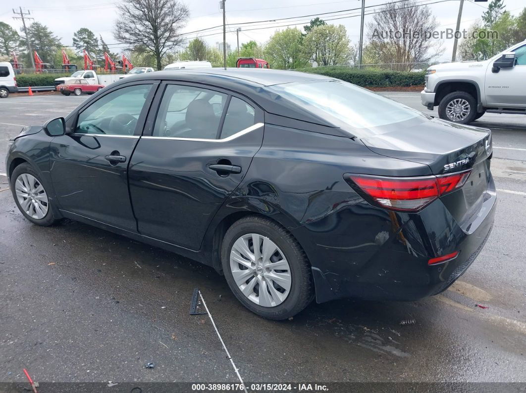 2021 Nissan Sentra S Xtronic Cvt Black vin: 3N1AB8BV4MY241810