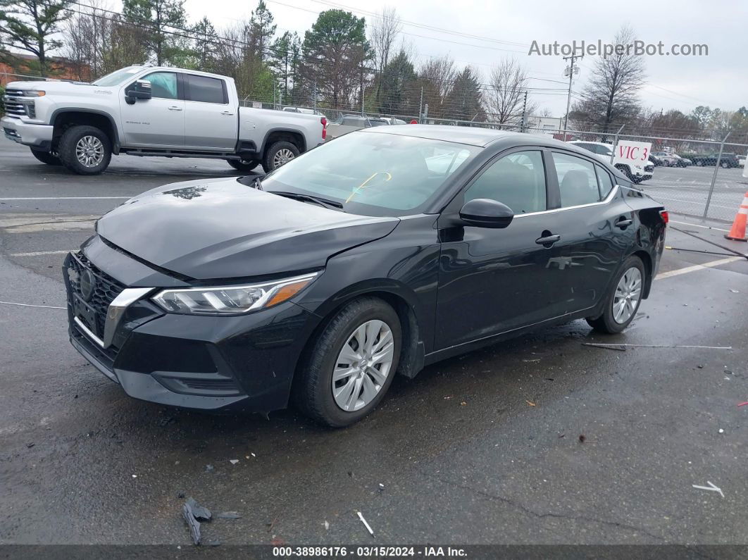 2021 Nissan Sentra S Xtronic Cvt Черный vin: 3N1AB8BV4MY241810