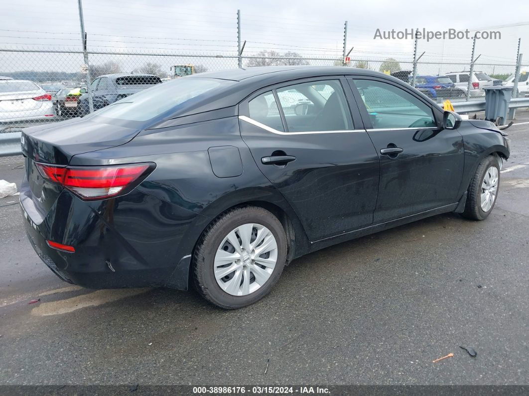 2021 Nissan Sentra S Xtronic Cvt Black vin: 3N1AB8BV4MY241810