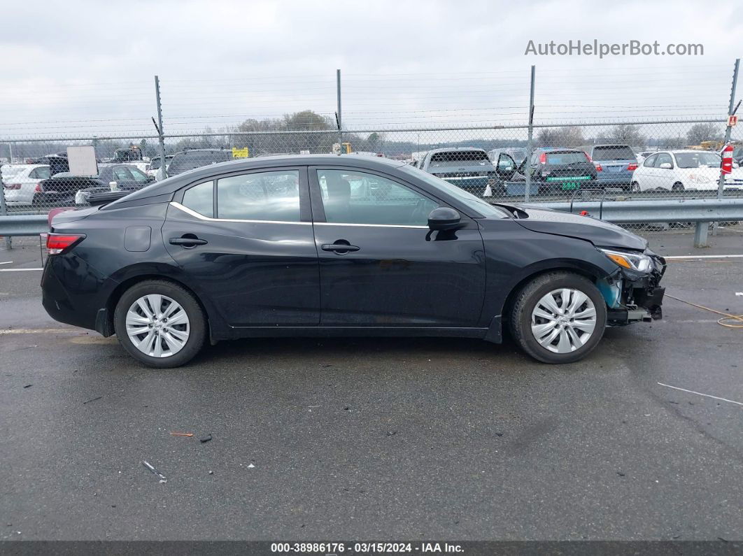 2021 Nissan Sentra S Xtronic Cvt Black vin: 3N1AB8BV4MY241810