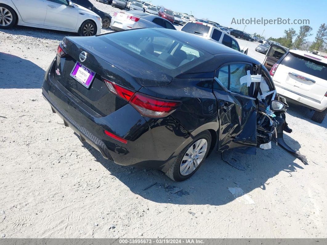 2021 Nissan Sentra S Xtronic Cvt Black vin: 3N1AB8BV4MY295379