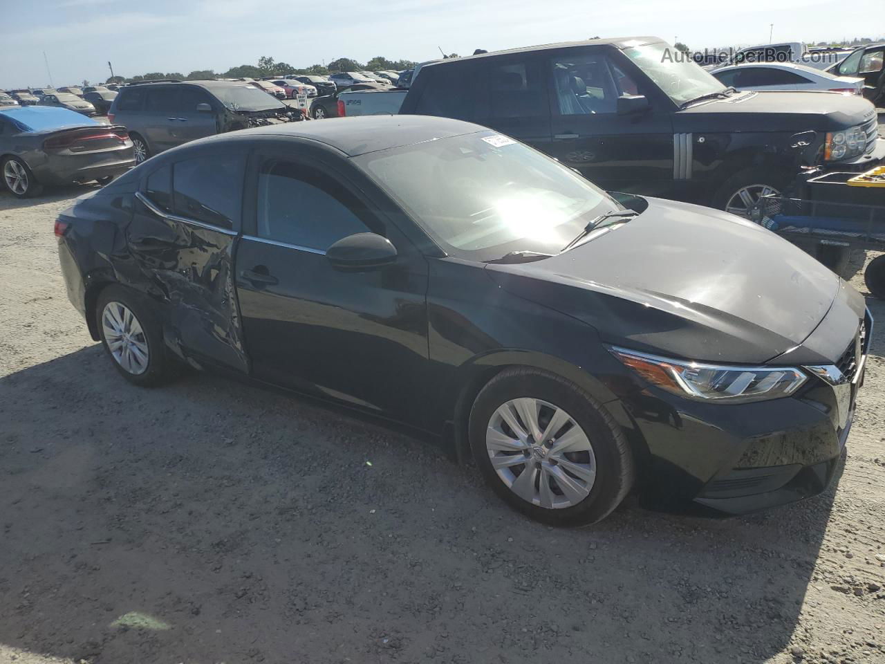 2020 Nissan Sentra S Black vin: 3N1AB8BV5LY274572