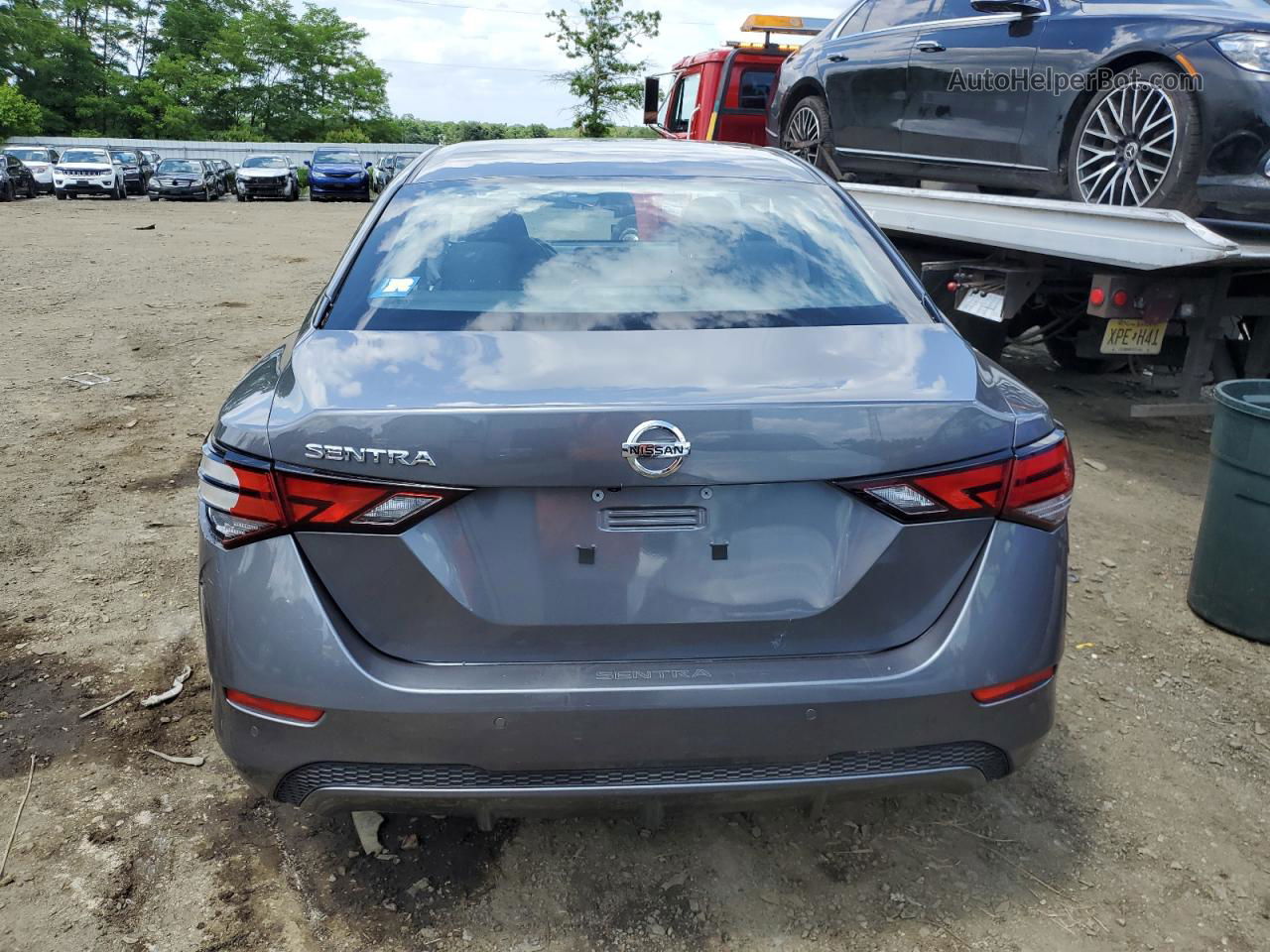 2020 Nissan Sentra S Gray vin: 3N1AB8BV5LY312320