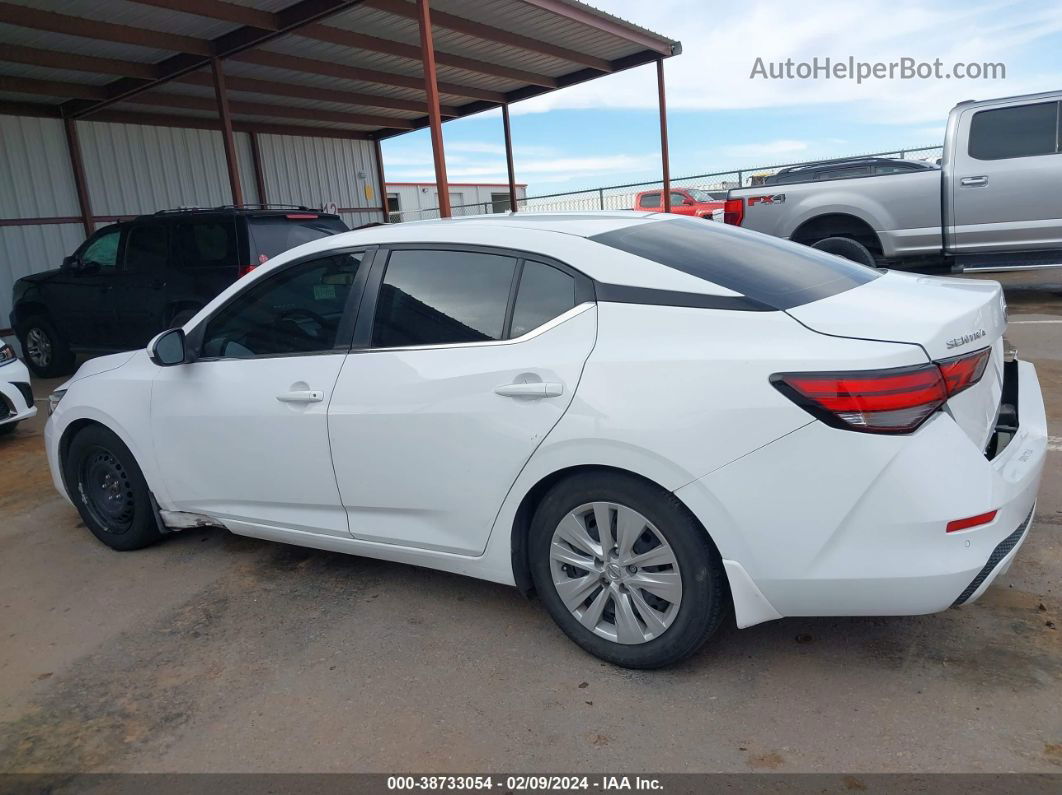 2021 Nissan Sentra S Xtronic Cvt White vin: 3N1AB8BV5MY258731